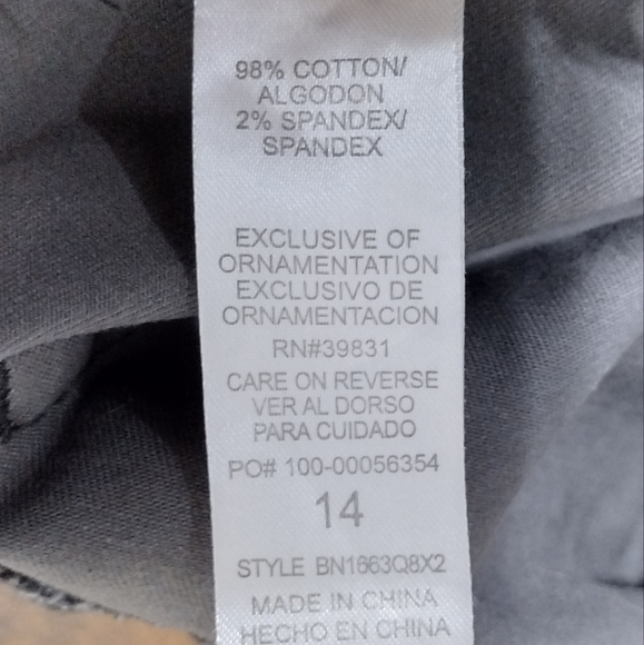 Democracy "Ab" Technology Camo Skinny Pants Womens 14 Green Boho Retro 90s Y2K - Picture 8 of 8